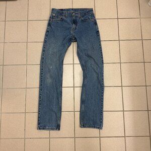 Levi’s 505 Regular Fit Straight Leg Jeans Size 30x34